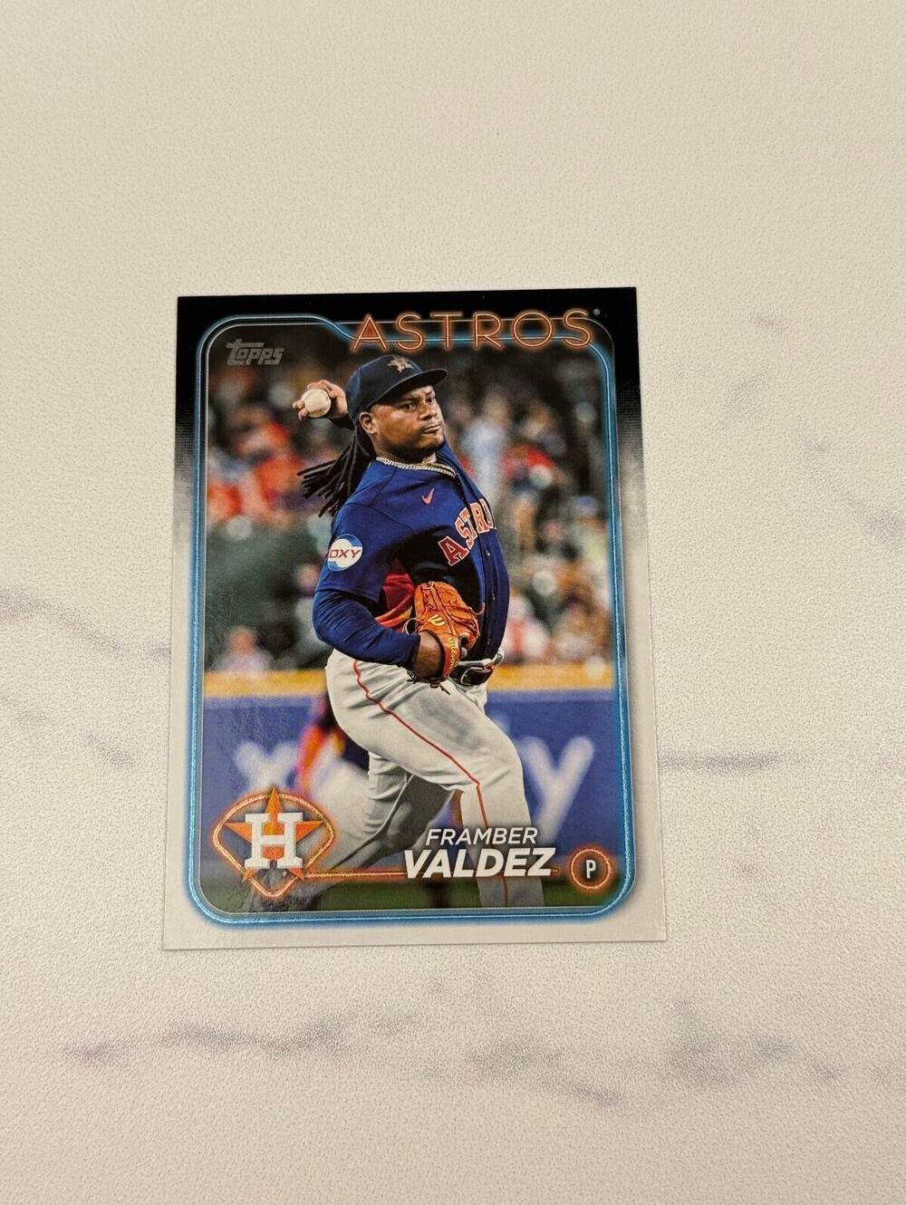 2024 Topps Series 1 – Framber Valdez #220 Houston Astros